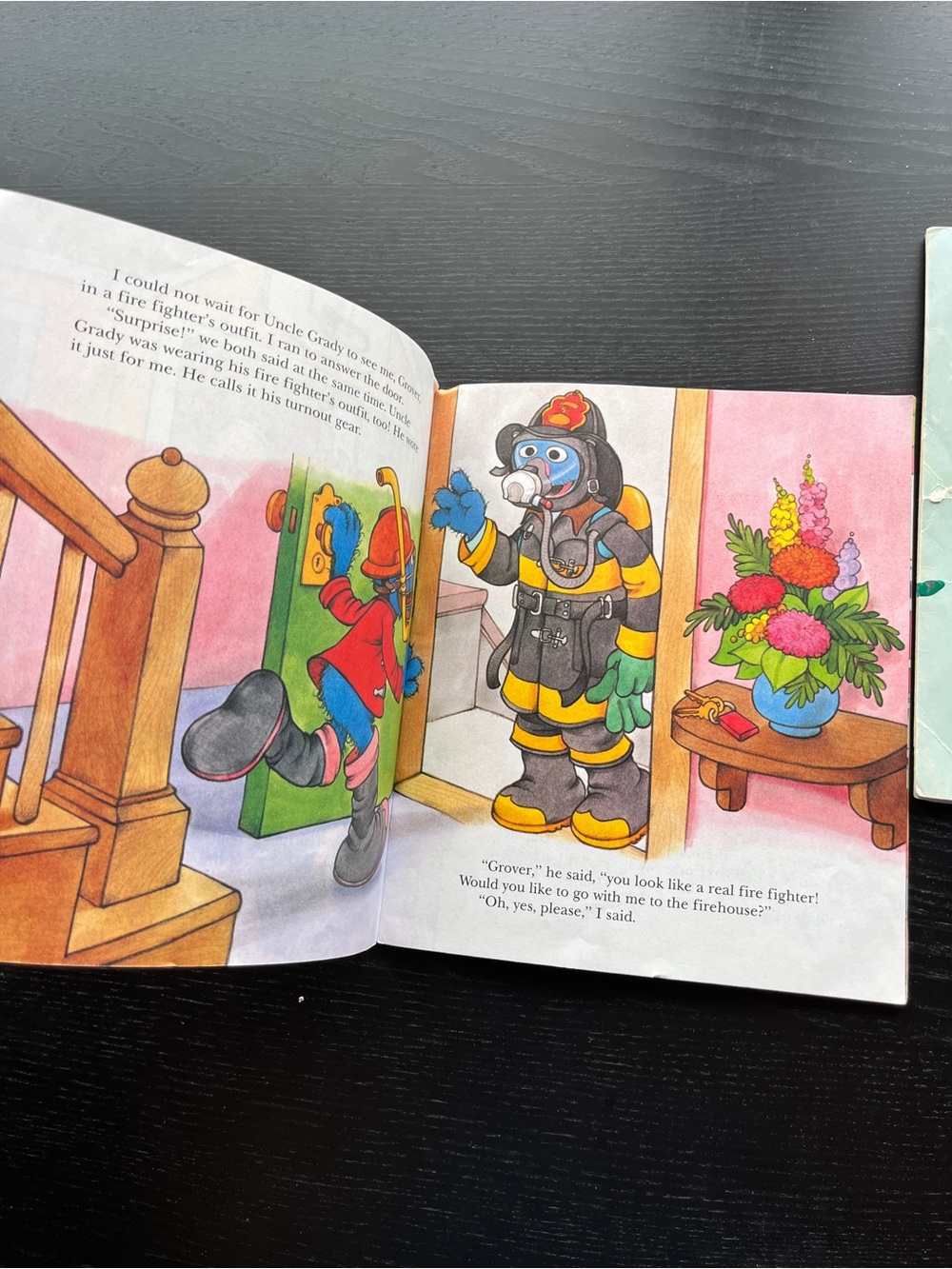 Vintage Sesame Street Golden Books Lot Grover Firefighter Ernie Bert - Picture 11 of 14